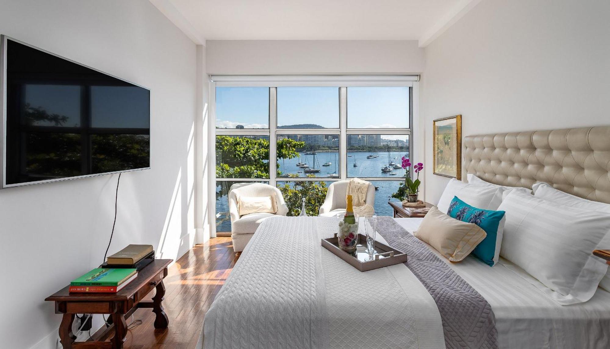 Apartmento de luxo na Urca com vistas incríveis - a 2 min da praia! Rio de Janeiro Exterior foto