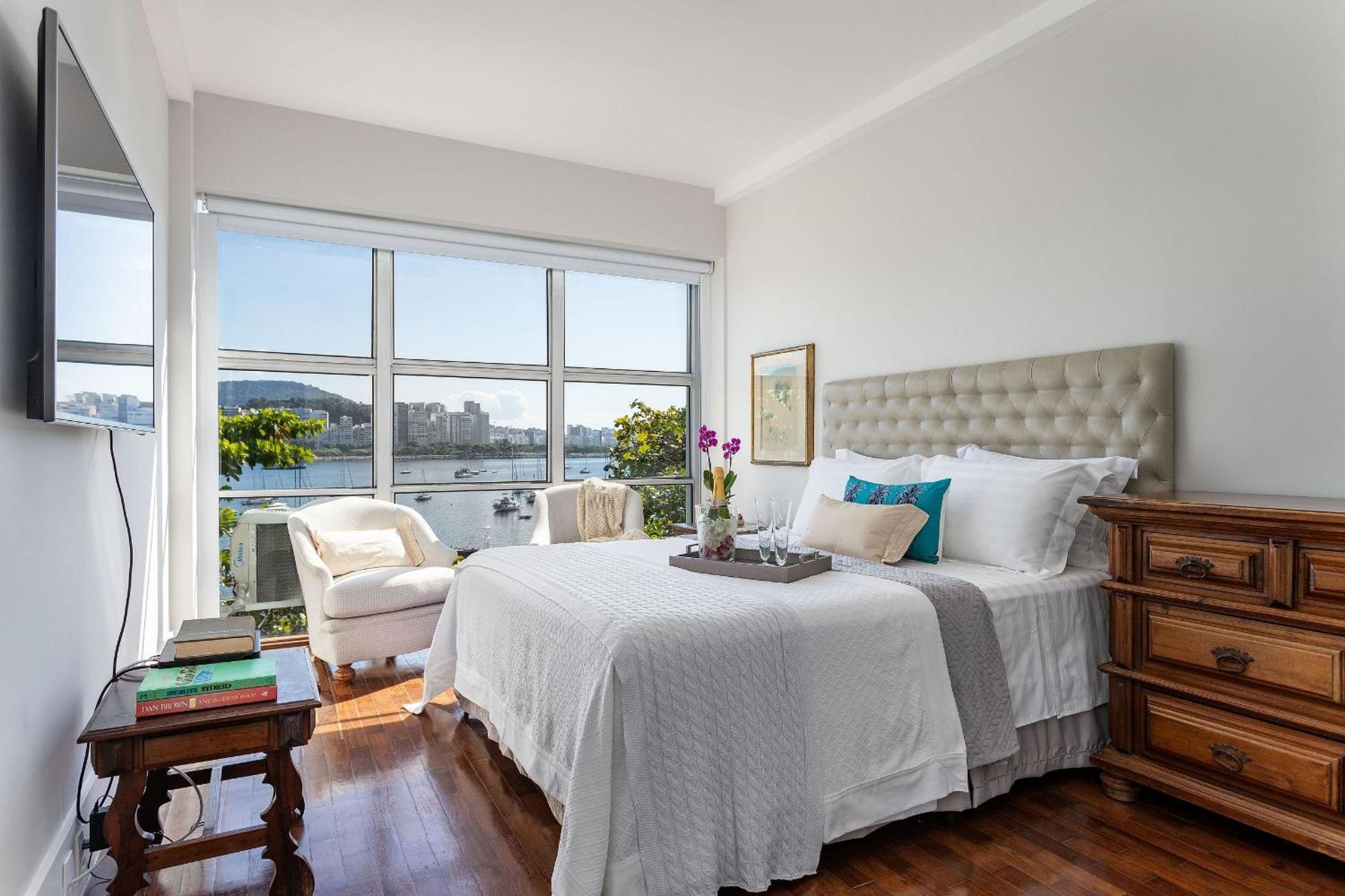 Apartmento de luxo na Urca com vistas incríveis - a 2 min da praia! Rio de Janeiro Exterior foto